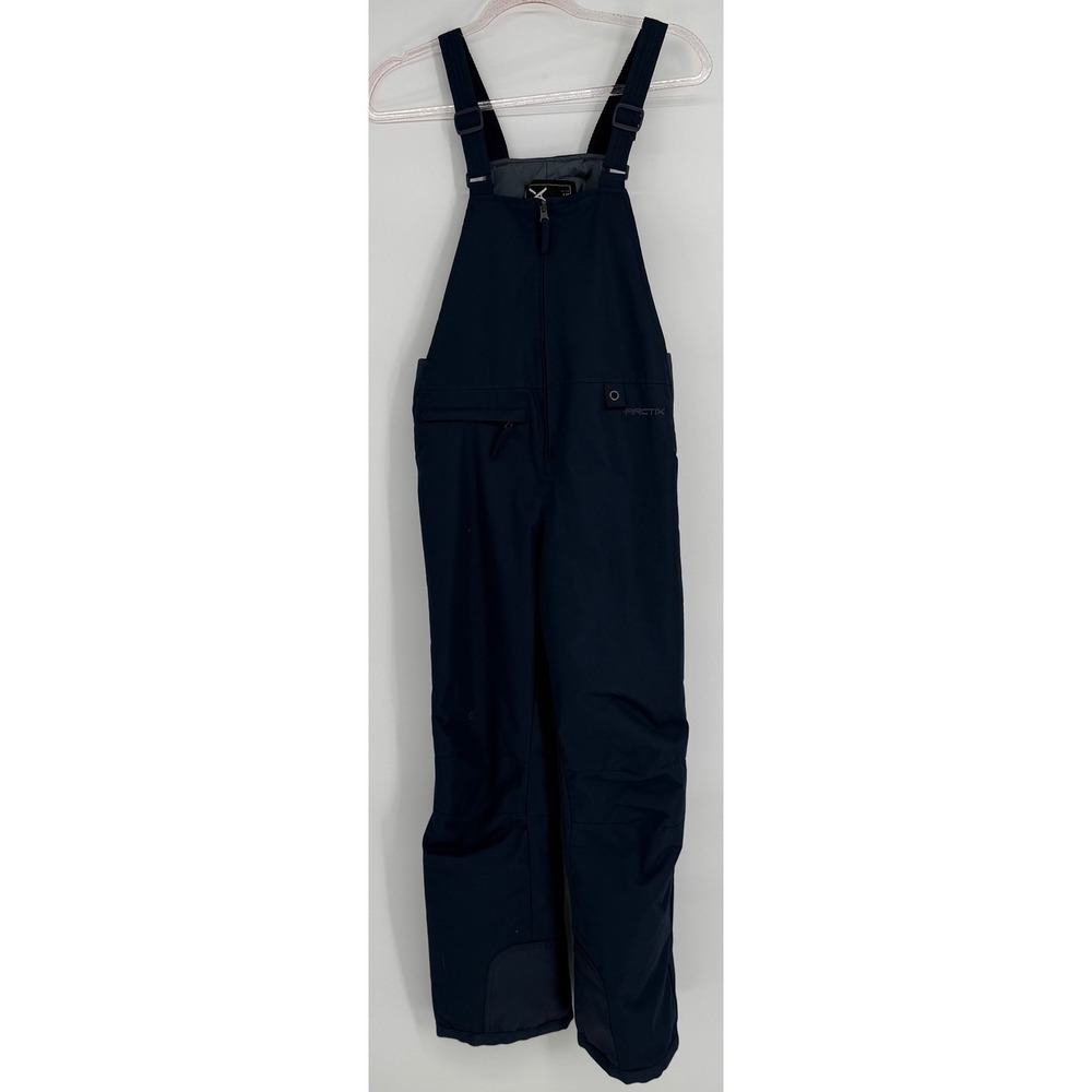 Arctix Kids Navy Blue Insulated Snow Bibs‎ Ski Overalls Adjustable Straps Sz
